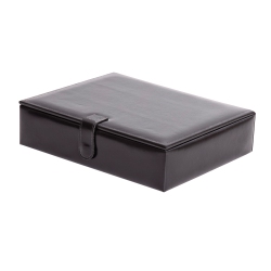 MELE AND CO Carson Men's Dresser Top Valet Jewelry Box