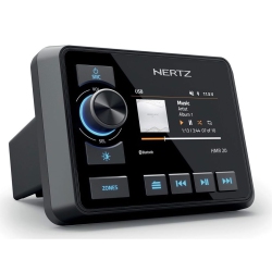 HERTZ Marine Hmr 20 Digital Media Receiver 3” Full Color Display, 200W Mosfet Power 50 W X 4, Ip66