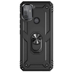 XCRS Dual-Layer Slim Design Armor Protection Cover, Built-In Magnetic Ring With Kickstand Case for Motorola Moto G Play (2023) 6.5 Inch