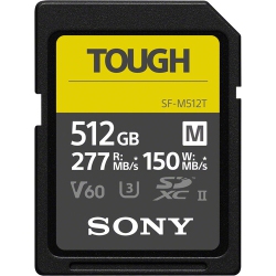 SONY 512GB Sf-M Tough Series Uhs-Ii Sdxc Memory Card