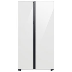 Samsung Bespoke 36" 22.6 Cu. Ft. Side-By-Side Refrigerator w/ Water Dispenser (RS23CB760012AA) - White