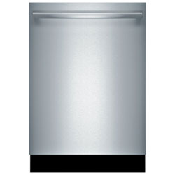 Bosch 800 Series 24" 42dB Built-In Dishwasher with Stainless Steel Tub & Third Rack (SHX78B75UC) - Stainless Steel