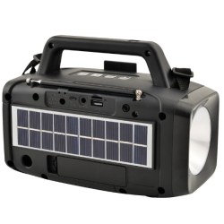 DIGITAL SUNFLAH Digital Sunflash Z-100 Portable Solar Fm Radio Speaker Mp3 Player Rechargeable