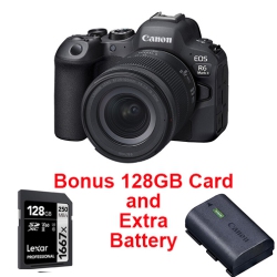 CANON Eos R6 Mark Ii Rf 24-105MM F4-7.1 Lens +128GB Sd Card+Lp-E6P Battery. Authorized