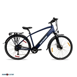 DEMON ELECTRIC Phantom 350W 27.5-In Touring Commuter Electric Bike, 60-70Km Battery Range (14.5Ah), Tektro Hydraulic Brakes, Shimano 9 Speed Gear