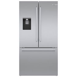Boîte Ouverte - Réfrigérateur À Deux Portes 26 Pi³ 36 Po De Bosch (B36Fd50Sns) - Inox - Endommagé