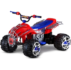 KID TRAX Marvel Spiderman Toddler Atv Ride On Toy, 12 Volt Battery, 3-7 Years, Max Rider Weight 88 Lbs, Spider-Man In Blue