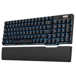 RK ROYAL KLUDGE Rk96 90% 96 Keys Bt5.0/2.4G/USB-C Hot Swappable Mechanical Keyboard, Wireless Tooth Mechanical Keyboard \w Magnetic Hand Rest