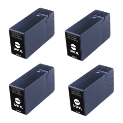 AXGEAR Canon Pgi-1200Xl Compatible Ink Cartridge High Yield 4Pack Maxify Mb2020, Mb2120 In Black