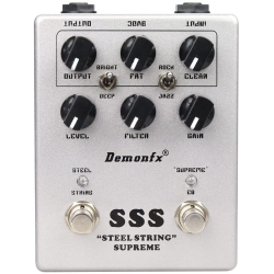 DEMONFX Sss Steel String Supreme Guitar Effect Pedal