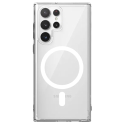 XCRS Clear Magnetic Cover, Transparent Slim Shockproof Protective Magsafe Case for Samsung Galaxy S23 Ultra (6.8 Inches) 2023