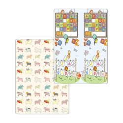 KIDS VIP Baby & Toddler Double Sided Foldable Water Resistant Foam Play Mat