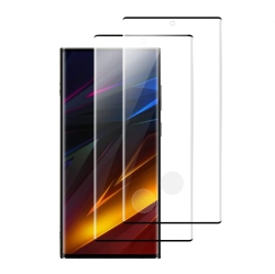 XCRS 3D Curved Tempered Glass, Screen Protector, And Film Guard That Supports Fingerprint Unlock for Samsung Galaxy S23 Ultra (6.8 Inches) 2023