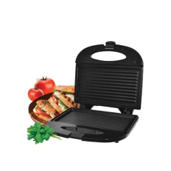 HAUZ Apm319 Non-Stick Lightweight Light Indicators Compact Vertical Storage Compact Panini Press In Black