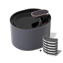 WENHOME Cat Water Fountain, Ultra Quiet, 3L/101OZ Automatic Pet Water Fountain, Automatic Drinking Water Dispenser for Cats And Dogs, +6 Sets Of Free