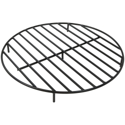 SUNNYDAZE DECOR Sunnydaze 30 In Steel Round Outdoor Fire Pit Grate With Heat Resistance