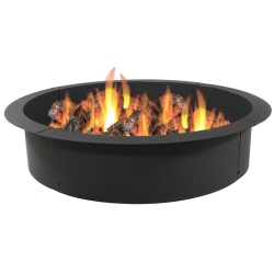 SUNNYDAZE DECOR Sunnydaze 39 In Heavy-Duty Steel Above/in-Ground Fire Pit Ring Liner