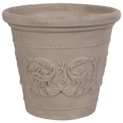 SUNNYDAZE DECOR Sunnydaze 19.5 In Arabella Polyresin Outdoor Planter - In Beige