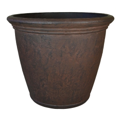 SUNNYDAZE DECOR Sunnydaze 15.25 In Anjelica Polyresin Outdoor Planter - Rust