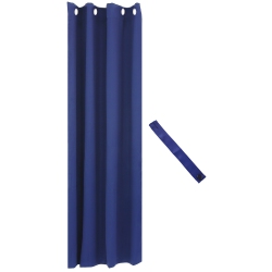 SUNNYDAZE DECOR Sunnydaze Outdoor Blackout Curtain Panel - - 52 In X 84 In Blue