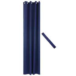 SUNNYDAZE DECOR Sunnydaze Outdoor Blackout Curtain Panel - - 52 In X 120 In Blue