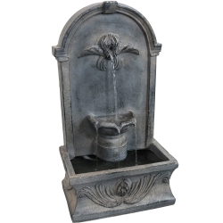 SUNNYDAZE DECOR Sunnydaze French-Inspired Reinforced Concrete Indoor/outdoor Water Fountain