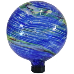 SUNNYDAZE DECOR Sunnydaze Northern Lights Glass Gazing Globe - 10 In