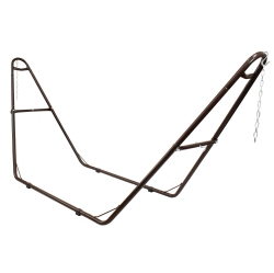 SUNNYDAZE DECOR Sunnydaze Powder-Coated Steel Universal Hammock Stand - Bronze - 124 In