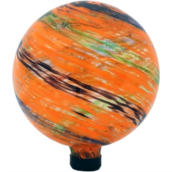 SUNNYDAZE DECOR Sunnydaze Sunset Sky Glass Gazing Globe - 10 In