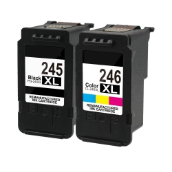 AXGEAR Canon Pg245Xl Cl246Xl Compatible And Color Ink Cartridge Combo Pixma Mg2520 Mg2522 Mg2525 Mg2550 In Black