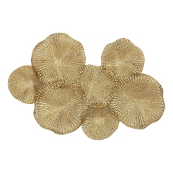 UTTERMOST Ripley Contemporary Iron Metal Wall Art In Finish In Gold