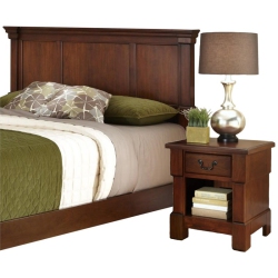 PEMBERLY ROW King California King Wooden Panel Headboard And Nightstand