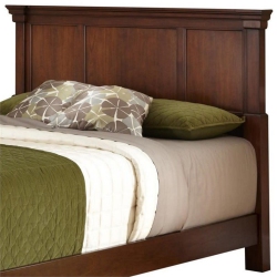 BOWERY HILL Traditional Wood King Headboard In In Brown