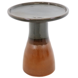 SUNNYDAZE DECOR Sunnydaze Subtle Transitions Ceramic Bird Bath - 18.5 In - In Dusty Rose