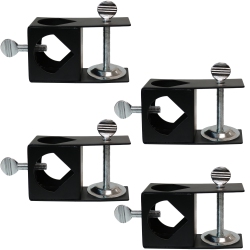 SUNNYDAZE DECOR Sunnydaze Outdoor Torch Deck Clamp Holder - - Set Of 4 In Black