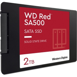 WESTERN DIGITAL 2Tb Wd Sa500 Nas 3D Nand Internal SSD - SATA Iii 6 GB/s, 2.5"/7Mm, Up to 560 Mb/s - Wds200T1R0A In Red