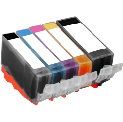 AXGEAR Compatible Pgi-220 Cli-221 Ink Cartridges B/c/m/y Combo for Canon Pixma Mp560 Mp620