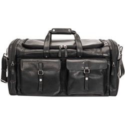 Mancini Buffalo 23" Large Duffle Bag - Black