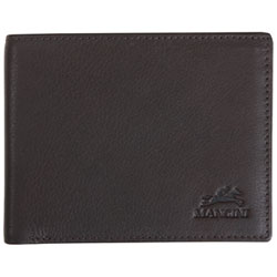 Mancini Monterrey RFID Genuine Leather Bi-fold Wallet - Brown