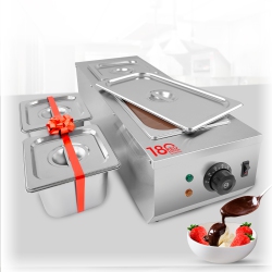 ALDKITCHEN A-Cm3S Chocolate Melting Pot | Electric Food Warmer | Professional Candy Melter | 110V