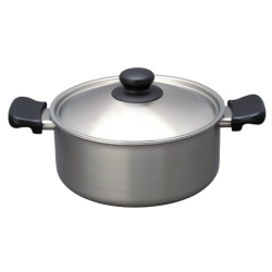 SORI YANAGI Stainless Stock Pot (Shallow) 22Cm