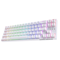 LTC Nb681 Nimbleback Wired 65% Mechanical Keyboard, RGB Backlit Ultra-Compact 68 Keys Gaming Keyboard \w Hot-Swappable Switch And Stand-Alone