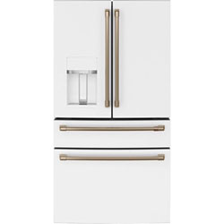 Café 36" 22.3 Cu. Ft. French Door Refrigerator with Water & Ice Dispenser (CXE22DP2PS1) - Stainless Steel