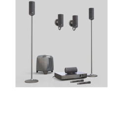 RESONIC Pk-510 5.1Ch 4K Home Theatre & Karaoke Speaker System, Optical/coaxial, HDMI, Arc, Feedback Eliminator, Supports Dolby Digital, Dts, Truehd