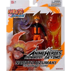 NARUTO Shippuden 6 Inch Action Figure Anime Heroes - Uzumaki Tailed Beast Cloak