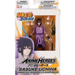 NARUTO Shippuden 6 Inch Action Figure Anime Heroes - Sasuke Uchiha Rinnegan Mangekyo Sharingan