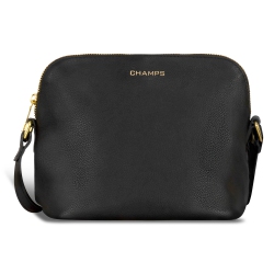 CHAMPS Gala Collection Leather Top-Zip Shoulder Bag In Multicolor