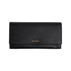 CHAMPS Gala Collection Leather Flap-Clutch Rfid Wallet In Multicolor