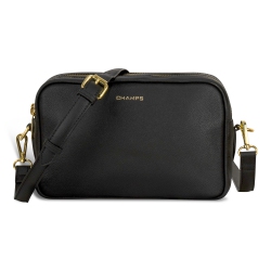 CHAMPS Gala Collection Leather Double-Zip Shoulder Bag In Multicolor