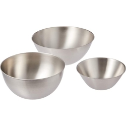 SORI YANAGI Stainless Bowl 3PCs Set (19, 23, 27Cm)